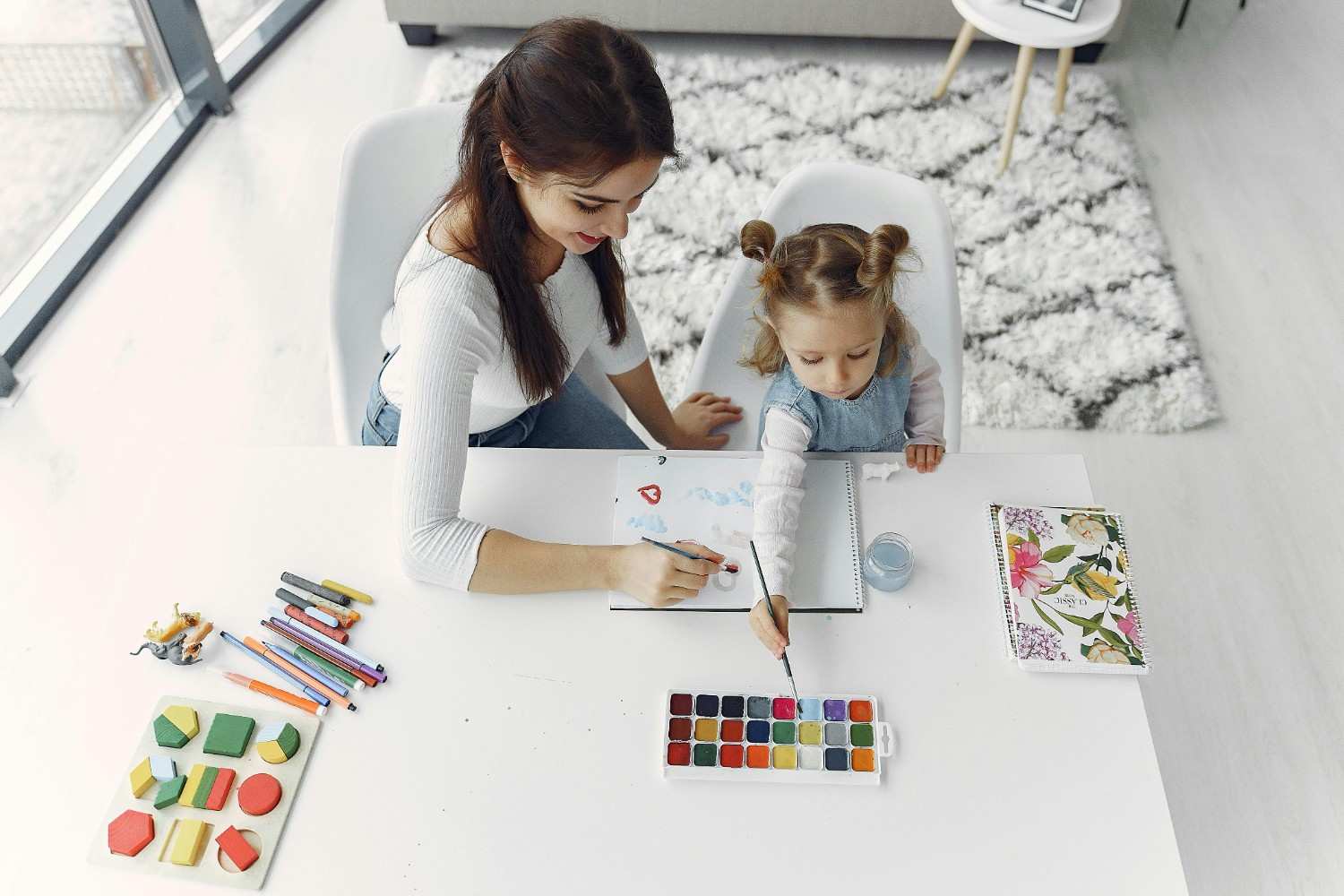 Watercolor Coloring Book: A Creative Escape into Art Therapy