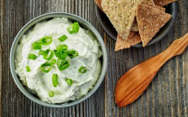 Cracker Rice with Sour Cream and Chive( Gluten-Free)